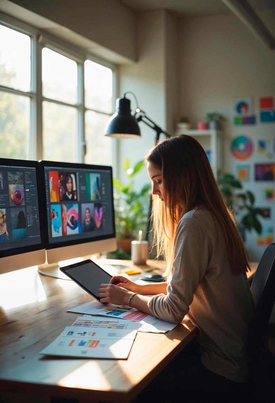Operator managing deals and inventory from a dual-monitor desk