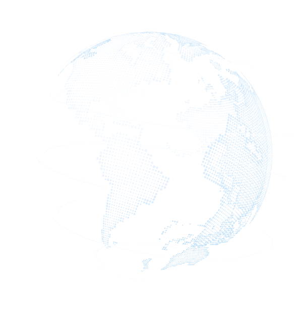World map illustrating global partner connections
